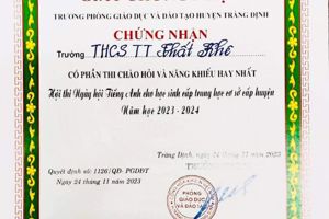 Ngày hội tiếng Anh cấp THCS