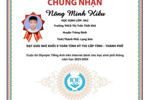 Thành tích nhà trường