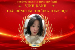 Góc vinh danh Học sinh