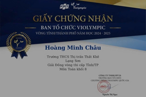 Thành tích nhà trường