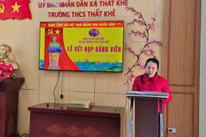 Sinh hoạt chuyên đề Quý I và kết nạp đảng viên